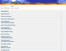 Tablet Screenshot of primosupply.com